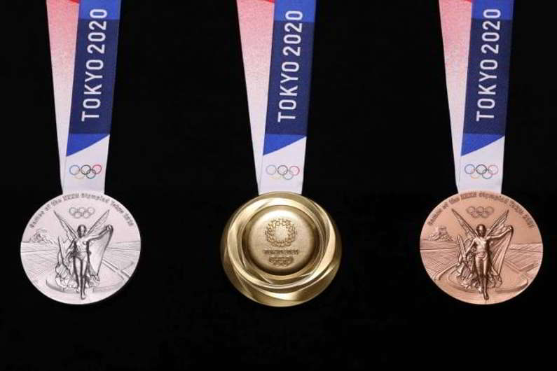 recycled electronics for tokyo medals